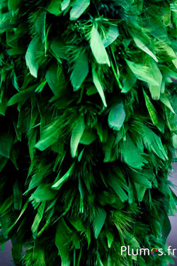 Hahnenboa chandelle - 4-fach, 2 m - tannengrün